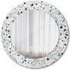 Prírodný kameň Prírodný kameň Okrúhle zrkadlo s motívom lsdo-00100