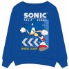 Ježko SONIC - licencia Chlapčenská mikina - Ježko Sonic 5218152W, modrá Farba: Modrá, Veľkosť: 122