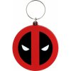 Prívesok na kľúče gumová Deadpool logo
