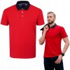 POLO Tričko Pánske ČERVENÉ Bavlnené ALT Elegantné XL Pako Jeans