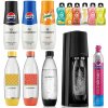 SODASTREAM TERRA saturátor BOMBIČKA 3 FLAŠE 1L FUSE a SE + 4x Sirup