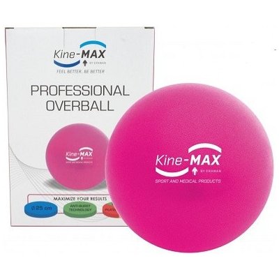 Kine-MAX Professional Overball cvičebná lopta 25cm - ružová