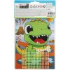 Kreatívny set mozaika korálky A5 odlep a nalep Dinosaurus