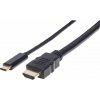 Manhattan kabel USB-C na HDMI 2m černý (151764)