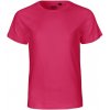 Neutral detské tričko s krátkym rukávom z organickej Fairtrade Ružová