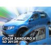 Deflektory na Dacia Sandero II / Stepway II, 5-dverová, r.v.: 2012-2020