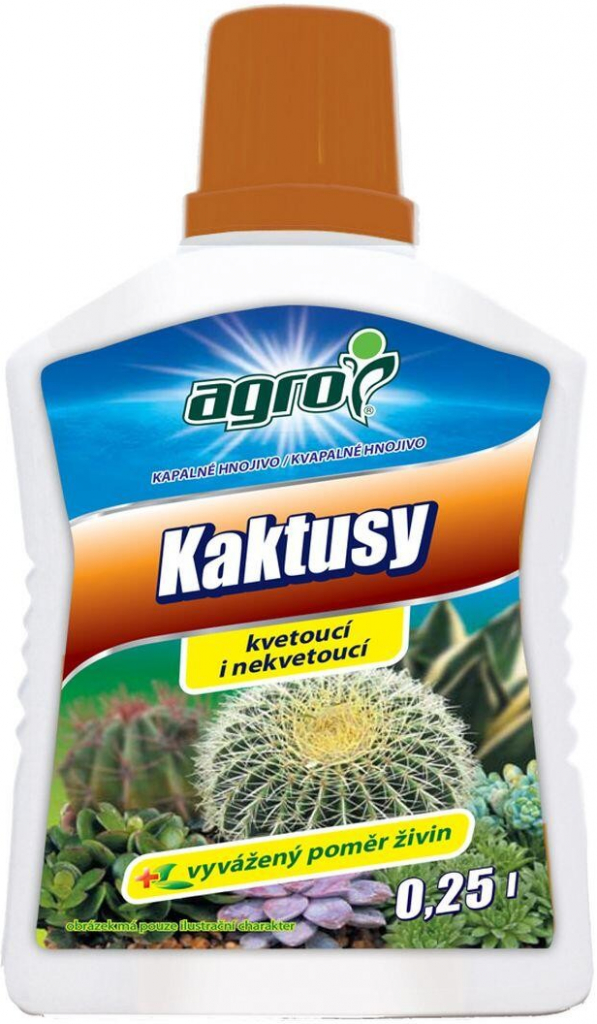 Agro kvapalné hnojivo Kaktusy 0,25 L