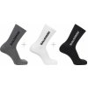 Salomon Everyday Crew 3 Pack Black/White/Med Grey Melange