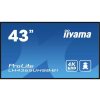 Iiyama ProLite LH4365UHSB-B1 Digital Signage Display En.trieda 2021: E (A - G) 108 cm (42.5 palca) 3840 x 2160 Pixel 24/7 Funkcia proti vzplanutiu, Funkcia; LH4365UHSB-B1