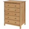Idea Komoda 5 zásuviek TORINO vosk