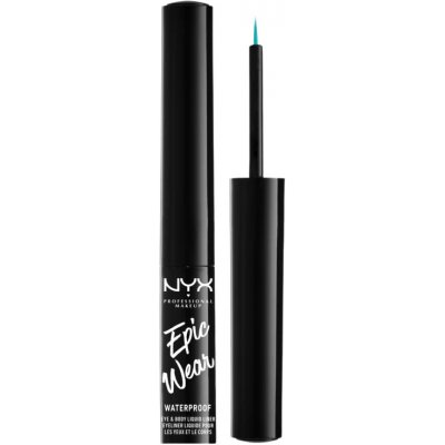 NYX Professional Makeup Epic Wear Metallic Liquid Liner gélová linka na oči - odtieň Teal Metal 3.5 ml