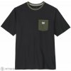 Patagonia Shop Sticker Pocket Responsibili-Tee tričko, Black w/Basin Green L
