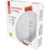 LED panel 75mm, kruhový zabudovateľný biely, 6W neut. biela, IP65