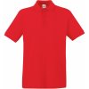 Fruit of the Loom Polokošile Premium Polo, krátký rukáv COT-16321800404 XL Červená