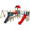 Playground System DETSKÉ IHRISKO - zostava so šmýkačkou a hojdačkou 4U306D-15