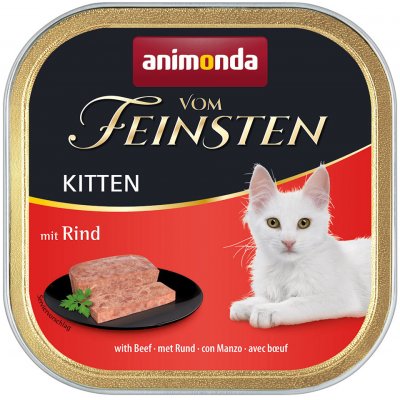 Výhodné balenie animonda vom Feinsten Kitten, 36 x 100 g - hovädzie mäso