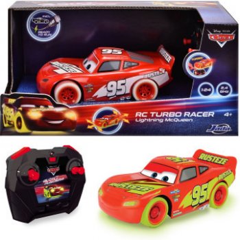 Dickie RC Cars Blesk McQueen Turbo Glow Racers 2kan 1:24