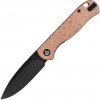 QSP Knife Ferret Nitro V, black, G10 with Copper foil QS170-E2