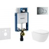 Geberit Kombifix - Set predstenovej inštalácie, klozetu Oudee Vortex a dosky softclose, tlačidlo Sigma01, lesklý chróm SANI15CA1130