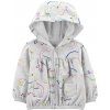 CARTER'S Mikina s kapucňou Grey Dino dievča NB/ veľ. 56 1N079410_NB