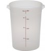 Cambro Okrúhla polypropylénová nádoba na potraviny s objemom 7,6 l a priemerom 252 mm | CAMBRO, Camwear