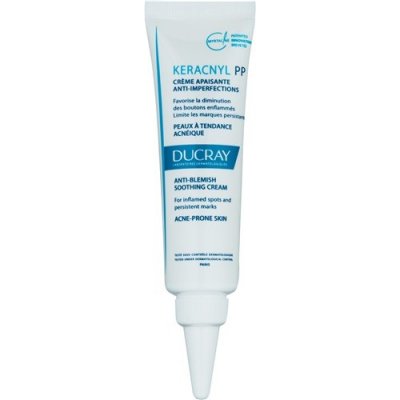 Ducray Keracnyl upokojujúci krém proti nedokonalostiam pleti Anti-Blemish Soothing Cream 30 ml