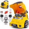 Milly Mally N-gine rozoberateľný motor a dielňa – žltý