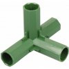 Pipe Buckle 4-side spojka pre záhradné tyče priemer 16 mm