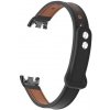 Kožený remienok pre Xiaomi Mi Smart Band 8 - Čierny