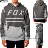 Fox Moth pullover fleece black