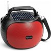 Solárny reproduktor Kisonli SC-22, Bluetooth, USB, SD, AUX – červená 14548826