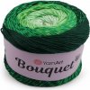 Bavlnená pletacia priadza Bouquet 250 g - (720) zelená