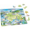 Larsen Vzdelávacie puzzle Česká republika Pamiatky 78 dielikov