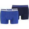 Pánske boxerky Puma, PLACED LOGO BOXER 2P modrá S