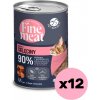 PetRepublic Fine Meat teľacie jedlo 12x400g pre mačky