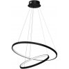 Milagro | LED Luster na lanku HOOP LED/51W/230V pr. 60 cm 4000K čierna | MI2652