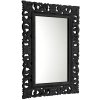 Scule IN167 zrkadlo v ráme, 70x100cm, čierne