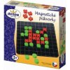 Magnetické piškvorky dřevo společenská hra v krabici 20x20x4cm