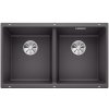 Blanco Subline 350/350-U - pod pracovnú dosku - Sivá skala