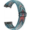 eses Elastický remienok pre Fitbit Charge 5 a 6 - Vzorovaný, modro ružový