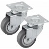 Extol Koliesko nábytkové otočné 50mm 2ks šedé