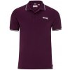 Pánske tričko s golierom Lonsdale Slim Fit fuchsiová L Lonsdale 4250819113873