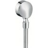 Hansgrohe Kolienka - Pripojenie hadice FixFit E so spätným ventilom a s guľovým kĺbom, chróm 27505000