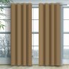 Jednofarebný záves - Béžový Uchytenie závesu: Dekoračné krúžky