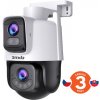 Tenda RH9-WCA - Vonkajšia otočná Dual Lens IP65 Wi-Fi 6 MPx kamera, nočná LED, audio, detekcia, CZ app 75012014
