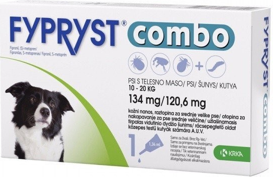 Fypryst Combo spot-on Dog M 10-20 kg 1 x 1,34 ml