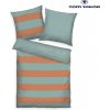 TOM TAILOR posteľná bielizeň Bold Stripes 70x90cm / 140x200cm Warm Coral & Fresh Sage