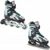 Raven Pulse black/mint detské korčule 2v1 - EU 33-36, dámský (se zoubky)
