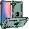 Kryt Magnetic Holder Armor na Samsung Galaxy A25 5G – Tmavo zelená