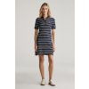 Gant Stripe Shield Ss Pique Polo Dress Evening Blue